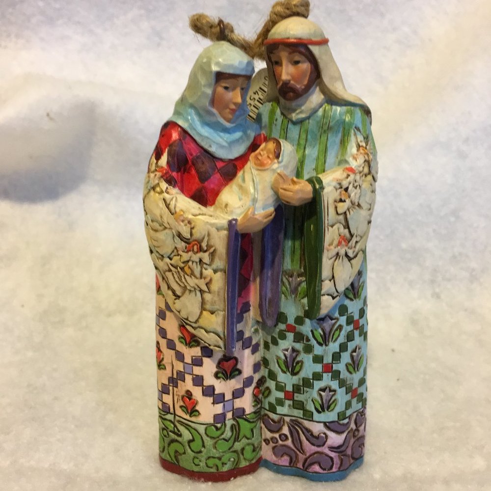 Jim Shore HOLY FAMILY 5" Figurine Ornament C400794